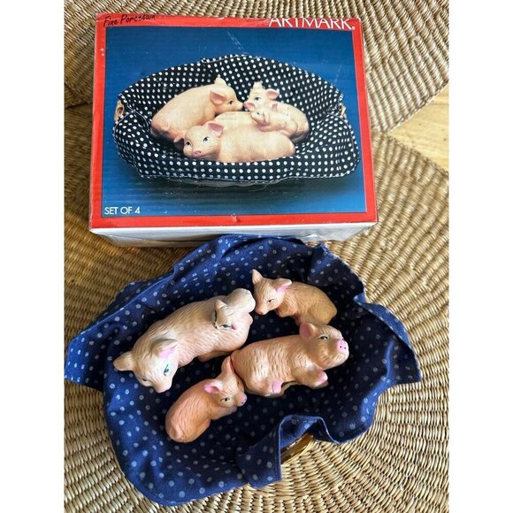 ArtMark Fine Porcelain pig decor - Picture 1 of 9
